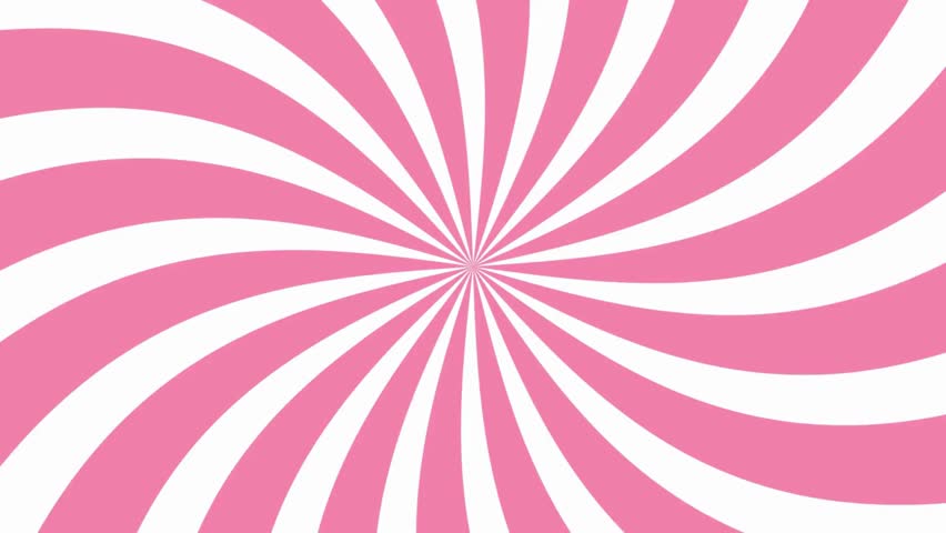 Animation of an abstract rotating vintage retro circus background with sunbeams and stripes. Rays film effect