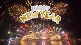 New Year 2026 Fireworks Display with Reflection on the Lake - Powered by Shutterstock - Get 15% off with code: PIKWIZARD15