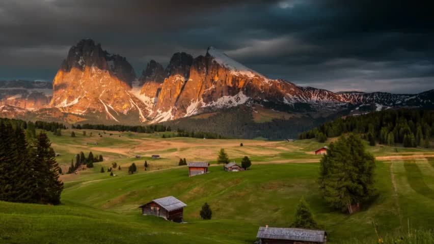 Mountains Hills In Italy, 4K