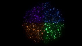 3D neural network visualization showing interconnected neurons with pulsing data signals. Features color-coded zones, glowing synaptic connections, and dynamic signal propagation in deep space. - Powered by Shutterstock - Get 15% off with code: PIKWIZARD15