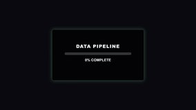 Data Pipeline Progress Animation - Encrypted Connection and Data Stream Optimization Loop Video. - Powered by Shutterstock - Get 15% off with code: PIKWIZARD15
