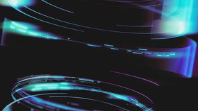 Abstract Blue and Purple Light Trails on Dark Background - Powered by Shutterstock - Get 15% off with code: PIKWIZARD15