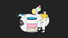 Flowchart 2D Motion Graphics Animation Alpha channel - Powered by Shutterstock - Get 15% off with code: PIKWIZARD15