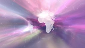 Hexagon chemical molecules animation with digital earth globe planet animation. - Powered by Shutterstock - Get 15% off with code: PIKWIZARD15