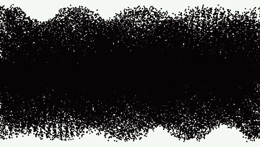 Elevate your visual storytelling with this captivating black and white abstract particle animation. The footage features a dense stream of tiny black spheres flowing in a rhythmic, wavy motion against a clean, off-white background. This seamless loop creates a hypnotic, spiral-like effect that is perfect for modern digital projects.
The minimalist monochrome aesthetic makes this motion graphic incredibly versatile. It is ideal for use as a background for high-tech presentations, lyric videos, electronic music visuals, or as a sophisticated transition element in cinematic editing. The organic yet digital feel of the moving particles evokes themes of data flow, microscopic biological movements, or cosmic stardust.
Whether you are a motion designer looking for a high-contrast overlay or a content creator in need of a clean, professional-looking loop for social media, this visual offers a high-end feel. The sharp contrast between the dark particles and the light background ensures that text or logos placed on top remain clearly visible, making it a functional choice for corporate branding or title sequences. Enhance your video production with this elegant representation of fluid motion and abstract design.
