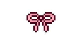 8-bit pixel art pink ribbon. looped animation 4k 30fps - Powered by Shutterstock - Get 15% off with code: PIKWIZARD15