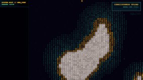 Cinematic AI consciousness transfer visualization perfect for technology presentations, artificial intelligence documentaries, cyberpunk films, and futuristic content. This advanced brain-computer interface animation features a dynamic hex memory dump sidebar displaying real-time data transfer alongside an organic grid system that simulates cognitive activity patterns.
The visualization showcases consciousness digitization through cyberpunk-style aesthetics with color-coded brain activity zones inactive background cells, active cyan pathways, hot orange clusters, and critical white-hot processing cores. Five invisible agents create organic movement patterns across the grid, mimicking biological brain processes during the upload procedure.
Ideal for projects exploring artificial general intelligence (AGI), transhumanism, digital immortality, brain-computer interfaces, synthetic consciousness, or technological singularity concepts. The retro-futuristic terminal design with glowing cyan text and hex data streams evokes classic sci-fi aesthetics while representing cutting-edge AI concepts.
Perfect backgrounds for tech startups, AI research presentations, machine learning visualizations, neural network demonstrations, robotics showcases, or any content requiring sophisticated artificial intelligence imagery. - Powered by Shutterstock - Get 15% off with code: PIKWIZARD15