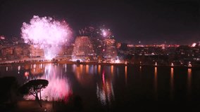 Albania Tirana night fireworks for new year 2026 - Powered by Shutterstock - Get 15% off with code: PIKWIZARD15