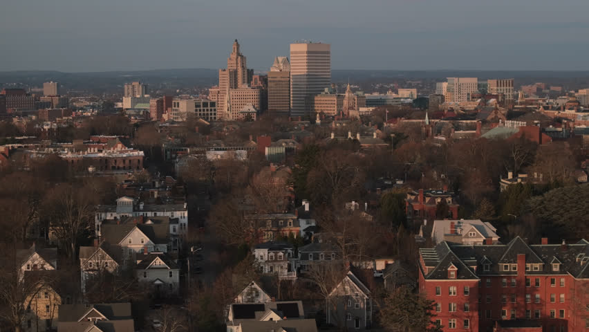 Downtown Providence on an autumn morning. Shot in Rhode Island