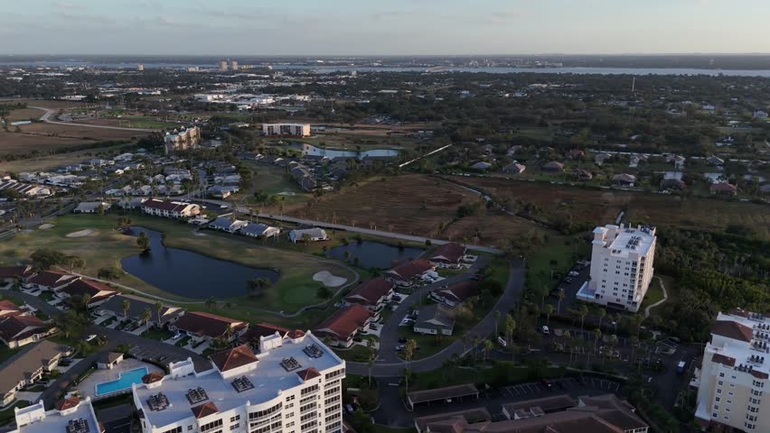 Terra Ceia gated neighborhood panorama, Palmetto, Florida