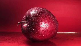 Footage of fresh red apples with water dew - Powered by Shutterstock - Get 15% off with code: PIKWIZARD15
