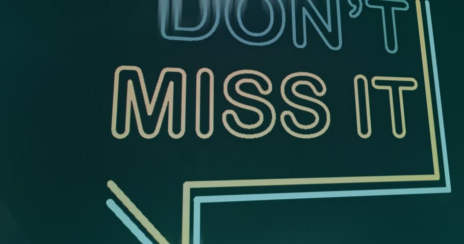 Don t Miss It neo banner