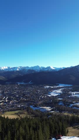Zakopane Snow Montain Image 4K