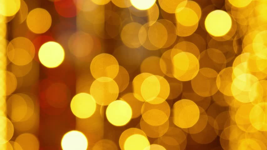 Yellow Bokeh Golden Bokeh Curtain, Party Lights Glow With Vibrant Upbeat Energy And Rhythmic Motion Dense OutOfFocus Orbs Form Festive Backdrop Ideal For Event Promos, Concert Visuals, DJ
