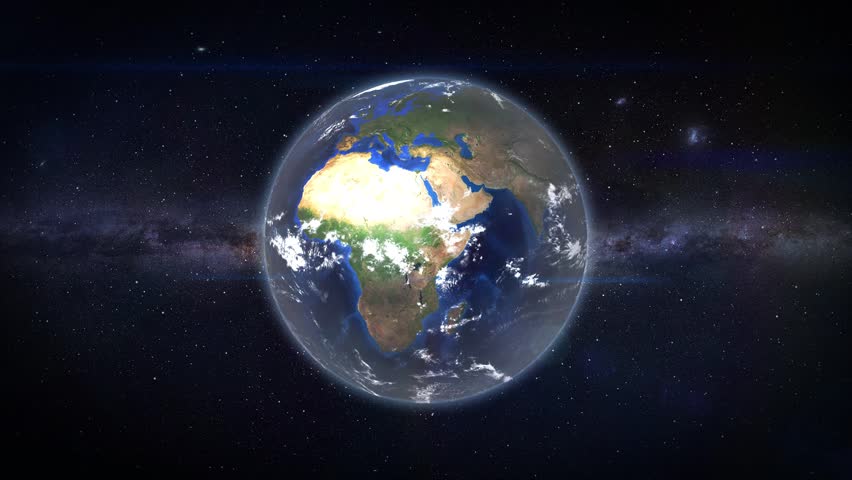 View of Bangalore city location on Earth map from space