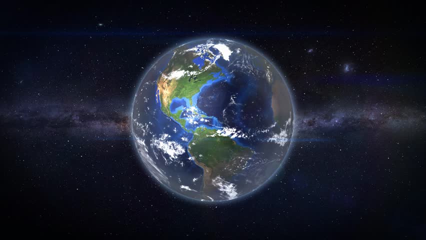 View of San Francisco city location on Earth map from space