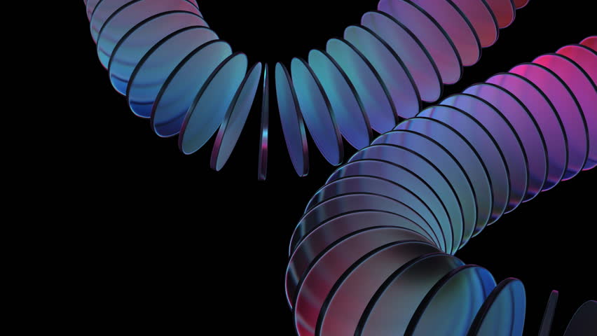Abstract minimalist animation, 3d render, 4k motion background design seamless looped video
