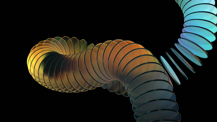 3d render, 4k seamless looped video, abstract animation, rotating glass shapes.