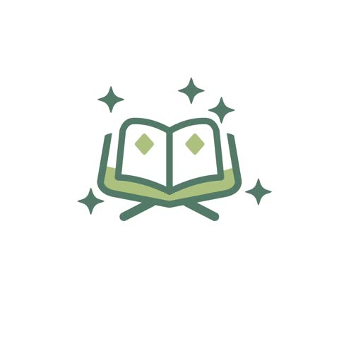 Minimal outline animation of an open Quran icon with soft floating motion, designed for Ramadan and Islamic religious content. Clean sparkle animation suitable for mobile apps, websites, social media, presentations, and motion graphic projects related to faith, prayer, and spirituality.