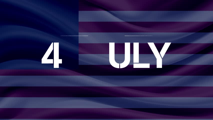Happy 4th of July Independence Day celebration banner with fireworks and the American flag background