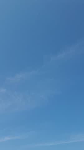 Bright blue sky is in January morning,soft cloud,fresh wind but hot on New Year.
