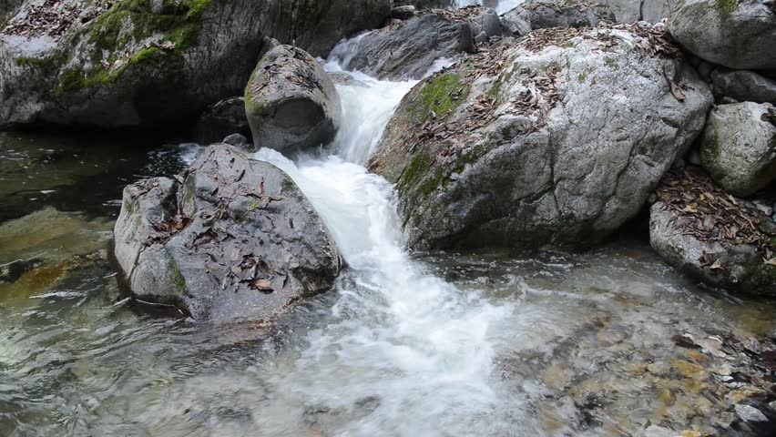 mountains in the fog landscape