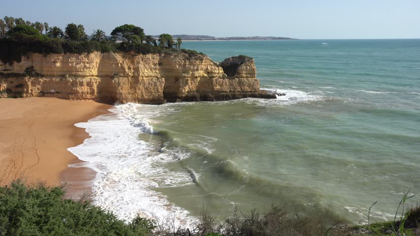 Beautiful Praia Nova in Porches on the Algarve in Portugal.
