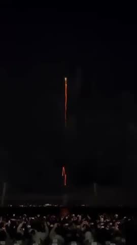 New year fireworks countdown celebration crowd