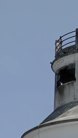 Correctional Facility Surveillance Tower, Olmos Prison, Argentina - 4K Vertical