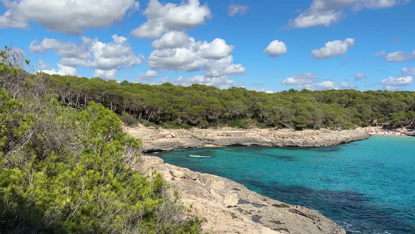 Spanish Mallorca island beautiful coastline
