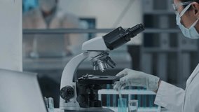 "Young female scientist examining samples under a microscope in a modern laboratory, highlighting research, science, and innovation." - Powered by Shutterstock - Get 15% off with code: PIKWIZARD15