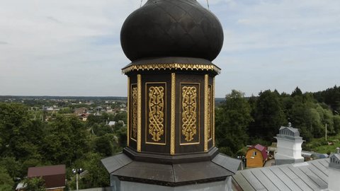 Aerial Orbit around Monastery Dome
