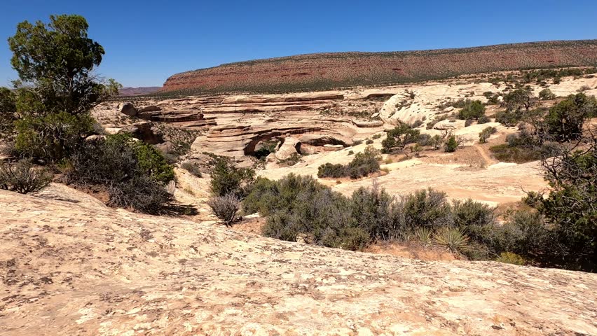 Utah 0235 Natural Bridges National Monument Arches Desert Landscape