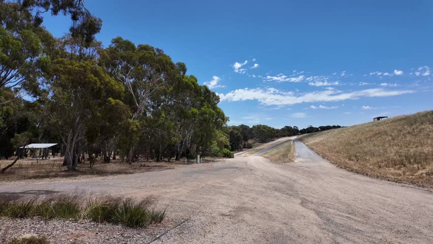 Hiking in natural landscape of Australia