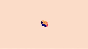"Minimalist 3D isometric animation of colorful blocks continuously assembling and disassembling on a clean pastel background." - Powered by Shutterstock - Get 15% off with code: PIKWIZARD15