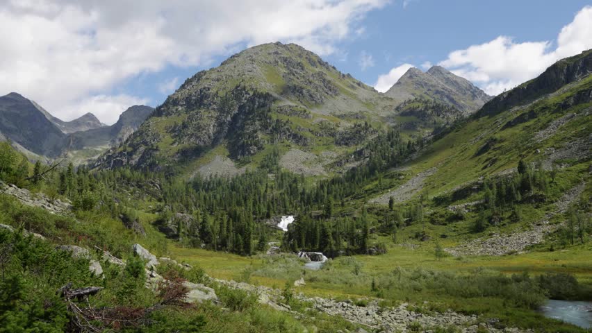 Beautiful summer mountain landscape. Altai, Russia