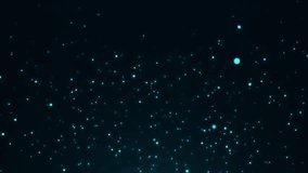 Bright blue light particles scattered on a dark blue background. Abstract glowing motion background - Powered by Shutterstock - Get 15% off with code: PIKWIZARD15