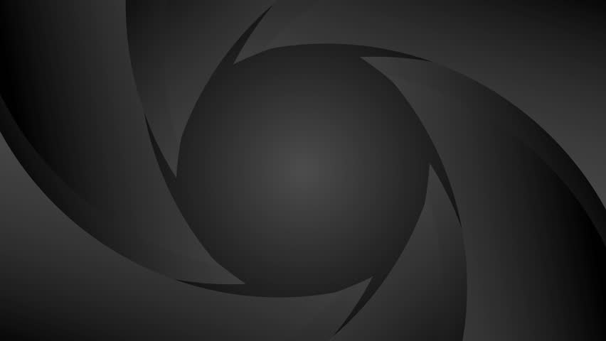 Camera shutter closing and opening transition animation on white background and green screen. 4K animated camera shutter for transitions, photo slideshows, cut scene, and video editing.