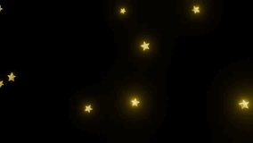 Many shining stars falling while rotating on a black background - Powered by Shutterstock - Get 15% off with code: PIKWIZARD15