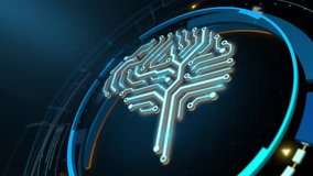 Digital AI brain circuit interface representing artificial intelligence data processing technology - Powered by Shutterstock - Get 15% off with code: PIKWIZARD15