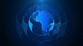 Global Network Connection Data Economy Network, World Map Digital Users Worldwide Connection Video Animated Background - Powered by Shutterstock - Get 15% off with code: PIKWIZARD15