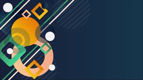 modern colorful abstract geometric pattern on vibrant background with space for text seamless 4k video background motion pop art design - Powered by Shutterstock - Get 15% off with code: PIKWIZARD15