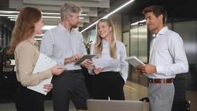 Business people, team, employees or collaboration with digital tech for planning, networking or diversity - Powered by Shutterstock - Get 15% off with code: PIKWIZARD15