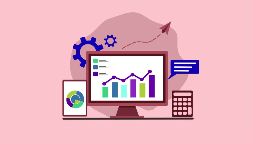 Data Analytics Animation with Graphs and Devices