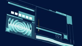 High-tech representation of data processing overlaying a digital brain visual. Great for illustrating advanced technology themes, artificial intelligence concepts, and the future of data analysis. - Powered by Shutterstock - Get 15% off with code: PIKWIZARD15