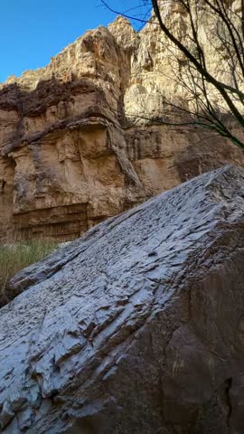 View of the Rio Grande With Cliffs on the American and Mexican Sides (Big Bend National Park, Texas, USA)