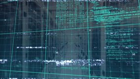 Animation of interference and data processing over server room. global technology, data processing and digital interface concept digitally generated video. - Powered by Shutterstock - Get 15% off with code: PIKWIZARD15