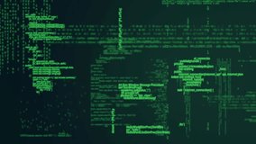 Animation of interference over data processing on black background. Global internet connections data processing and digital interface concept digitally generated video. - Powered by Shutterstock - Get 15% off with code: PIKWIZARD15