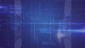 Animation of digital clock, connected dots and globes over computer language on abstract background. Digitally generated, hologram, illustration, communication, globalization, coding and technology. - Powered by Shutterstock - Get 15% off with code: PIKWIZARD15