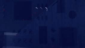 Animation of digital data processing over computer servers. Global connections, computing and data processing concept digitally generated video. - Powered by Shutterstock - Get 15% off with code: PIKWIZARD15